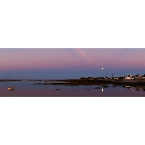 Penmarc'h : Coucher de Lune sur Eckmühl