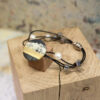 Bracelet en cuir multi-brins avec fermoir magnétique