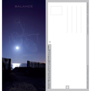 Carte postale "Constellation du zodiaque : la Balance"
