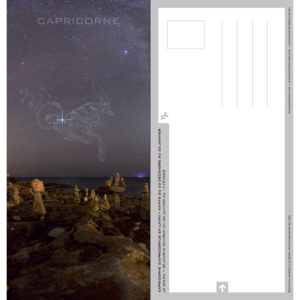 Carte postale "Constellation du zodiaque : le Capricorne"