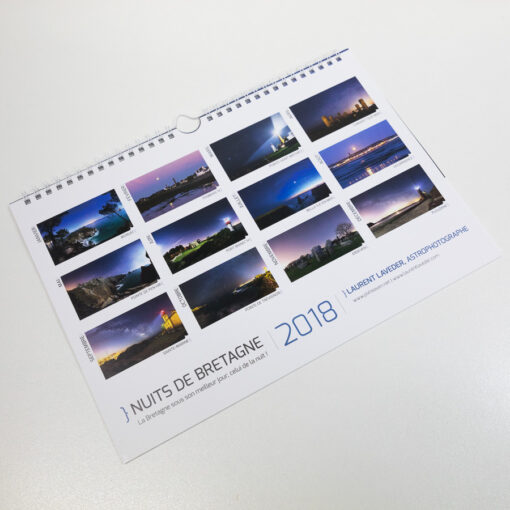 Calendrier 2018 "Nuits de Bretagne"