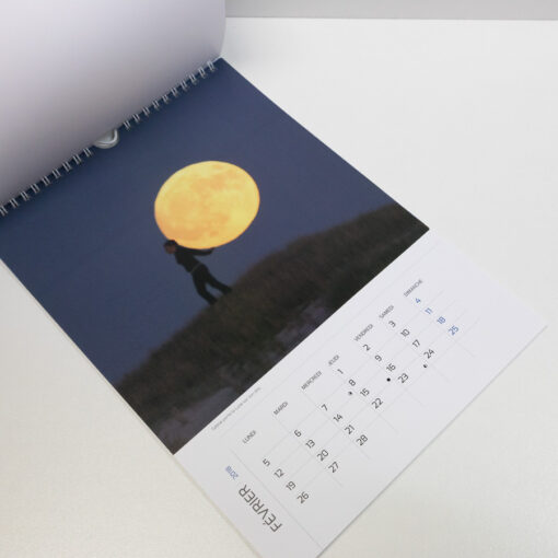 Calendrier 2018 "Paysages lunaires en Bretagne"