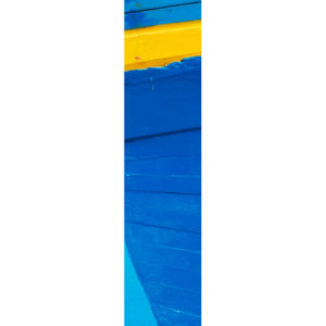 Photo panoramique 16 x 66 "Coque bleu et jaune"