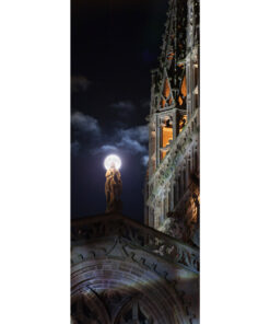 Quimper : Gradlon avec la Lune comme couronne