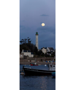 Bénodet : Pleine Lune et phare