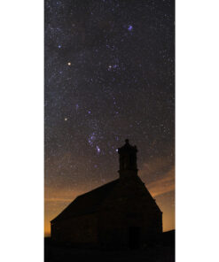 Mont Saint-Michel-de-Braspart : La chapelle sous les étoiles