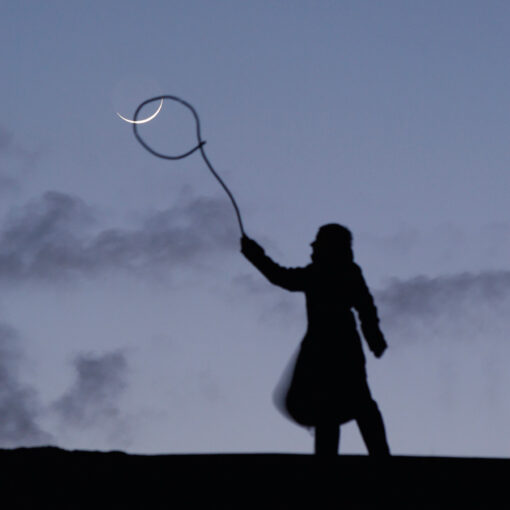 Photo "Sabine attrape la Lune au lasso"