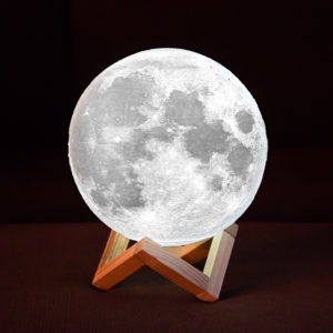Lune imprimée en 3D