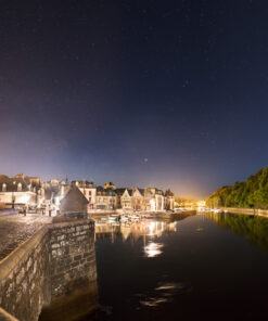 Auray : Saint-Goustan sous la Voie lactée