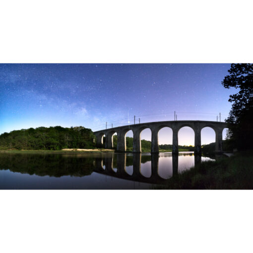 Auray : le pont SNCF sur Le Loc'h