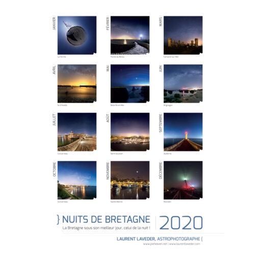 Le calendrier 2020 "Nuits de Bretagne"