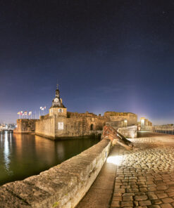 Carte postale "La Ville Close de nuit"