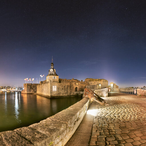 Carte postale "La Ville Close de nuit"