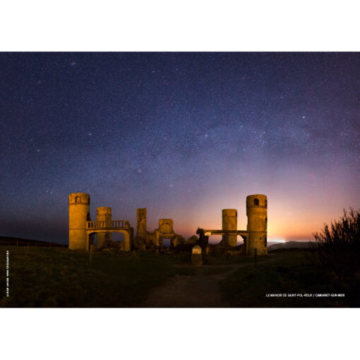 Set de table réversible "Camaret-sur-Mer de nuit"