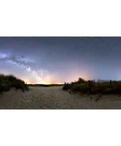 Photo "La Torche : les dunes sous la Voie lactée"