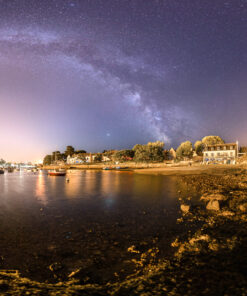 Sainte-Marine : plancton phosphorescent dans le port