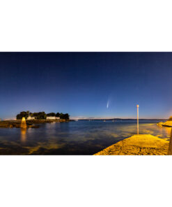 Douarnenez : Comète Neowise et Île Tristan