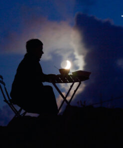 Photo à encadrer Jeux lunaires "Un croissant dans son bol"