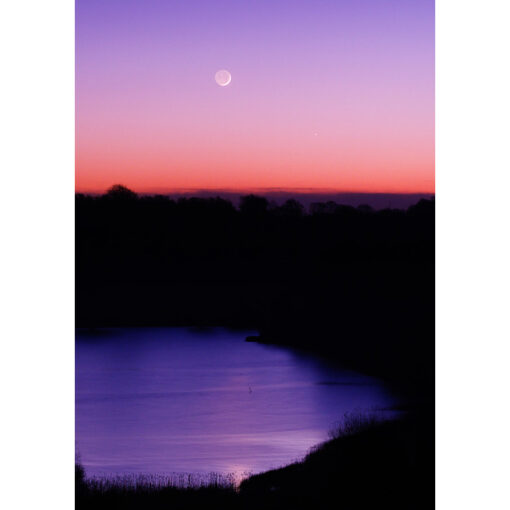 Photo A4 à encadrer "Quimper : Lumière cendrée sur l'Odet"