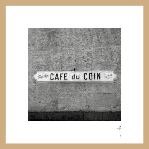 Mini-cadre "Café du coin"