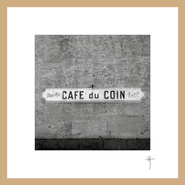 Mini-cadre "Café du coin"