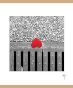 Mini-cadre "Cœur rouge"