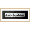 Cadre panoramique "Je suis dans la Lune"