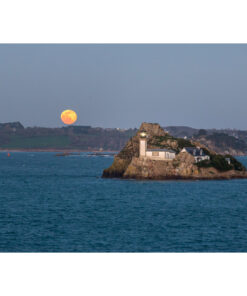 Carantec : l'Île Louët et la Pleine Lune