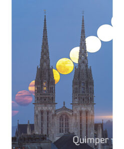 Magnet "Chapelet de Pleines Lunes sur la cathédrale de Quimper"