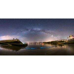 Douarnenez : Plancton phosphorescent dans le port du Rosmeur