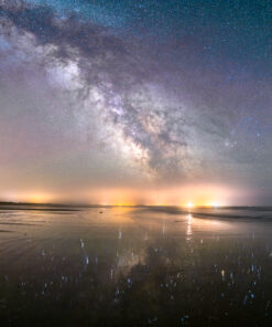 Tréguennec : Le reflet des étoiles dans le sable mouillé