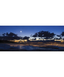 Baie des Trépassés : Croissant de Lune sur la Pointe du Raz