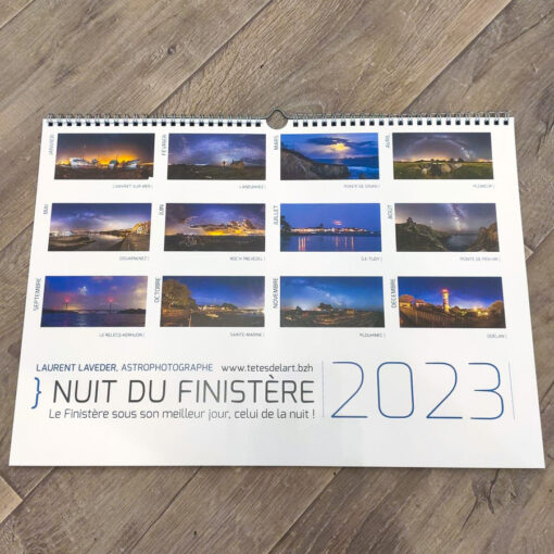 calendrier 2023 "nuits du Finistère"