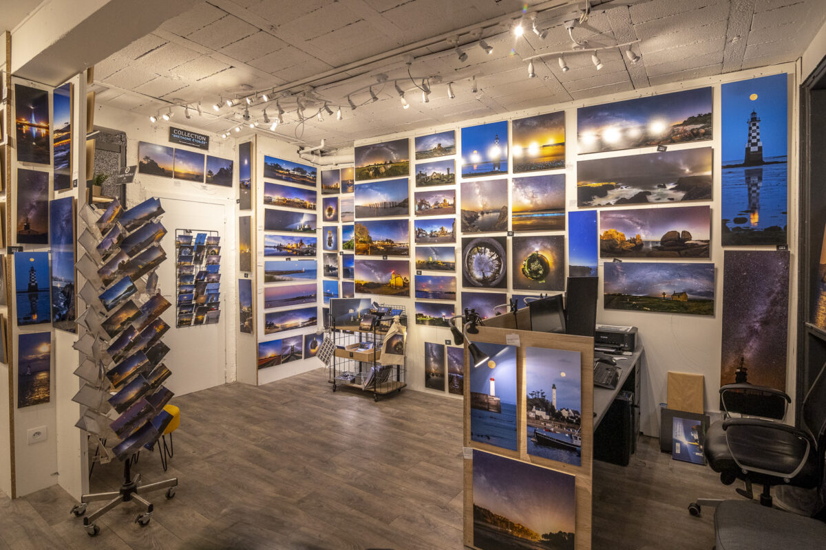 La boutique "Les Têtes de l'Art" à Quimper