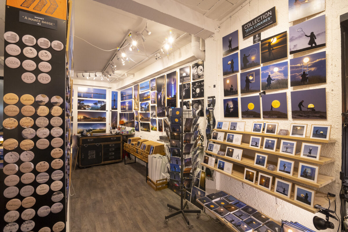 La boutique "Les Têtes de l'Art" à Quimper