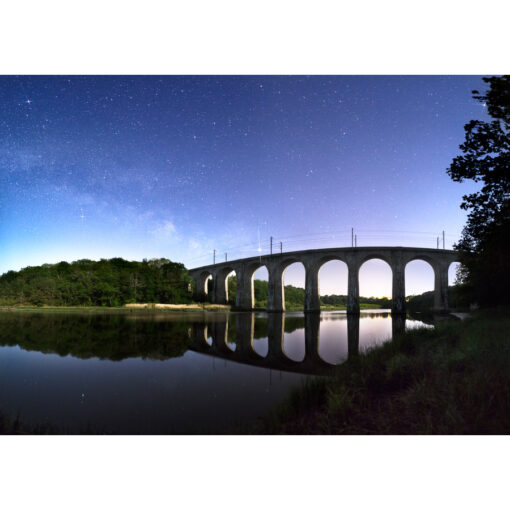 Auray : le pont SNCF sur Le Loc'h