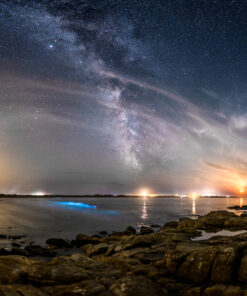 La Torche : bioluminescence dans la Baie de Pors Carn