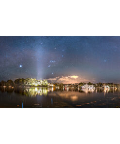 Sainte-Marine - la Villa Trimen illuminée sous les étoiles d'Orion