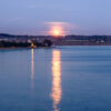 Fouesnant : Lever de la Pleine Lune sur la Pointe du Cap Coz