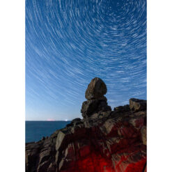 La Torche : Circumpolaire sur le gros rocher de la pointe