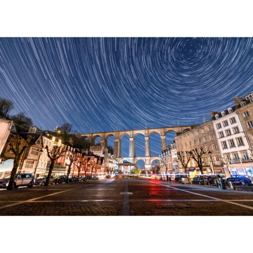 Morlaix : La ronde des étoiles sur le viaduc