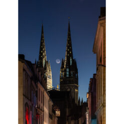 Quimper : Croissant de Lune et Cathédrale Saint-Corentin