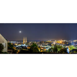 Quimper : Croissant de Lune sur Quimper