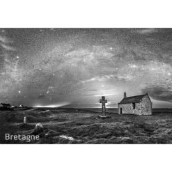 Magnet Noir & Blanc Bretagne : Chapelle Saint-Samson