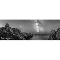 Magnet panoramique Noir & Blanc Bretagne : Les Tas de Pois à Camaret-sur-Mer