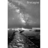 Magnet Noir & Blanc Bretagne : La Cale de Saint-Pierre à Penmarc'h