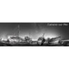 Magnet panoramique Noir & Blanc Bretagne : Les épaves de Camaret-sur-Mer