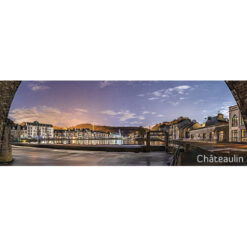 Magnet panoramique Châteaulin : Vue de sous le pont