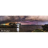 Magnet panoramique Douarnenez : L'Île Tristan sur fond d'aurore boréale