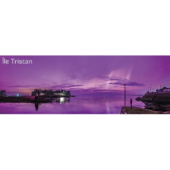 Magnet panoramique Douarnenez : Aurore boréale sur l'Île Tristan